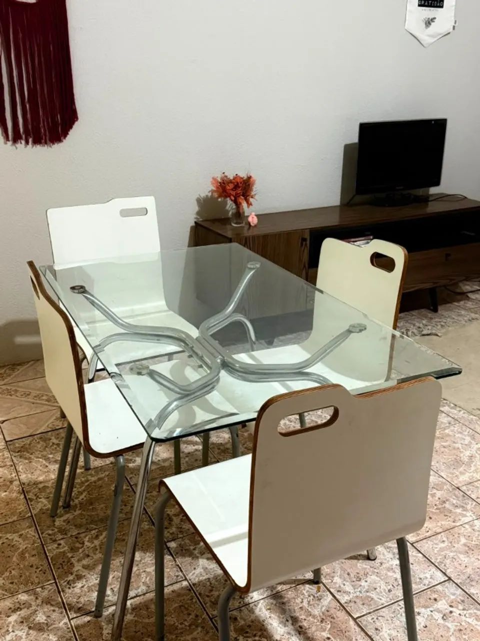 Mesa de jantar de vidro - Foto 3