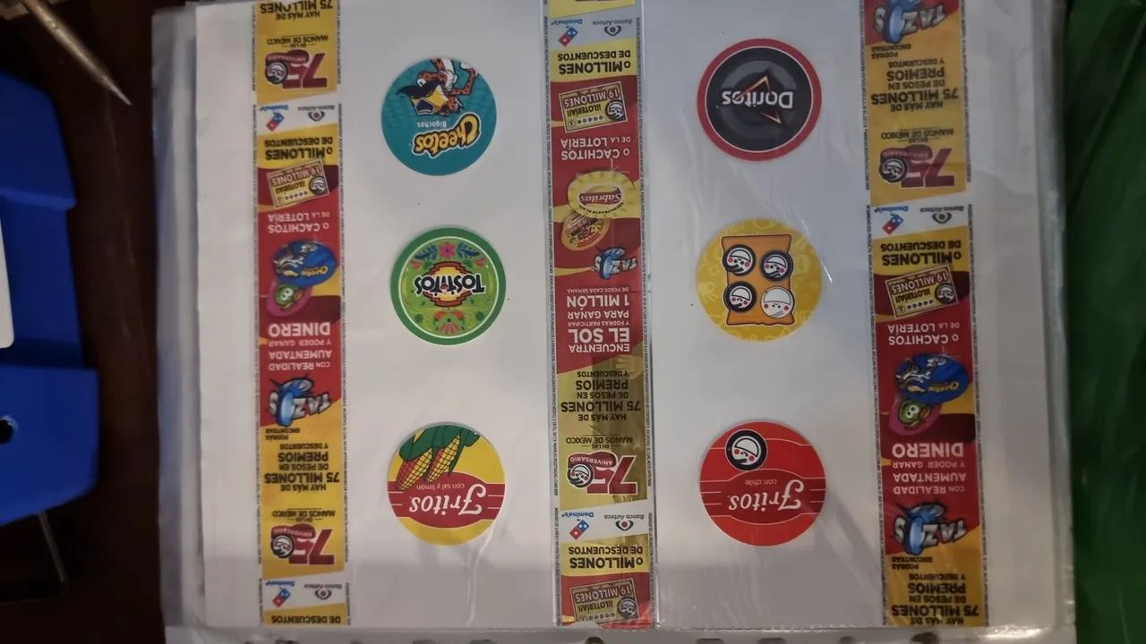 Lote Tarjas Sabritas Elma Chips  - Foto 3