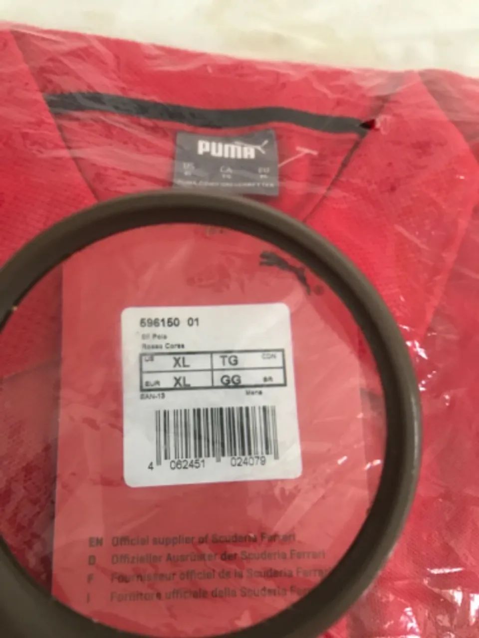 POLO PUMA Scuderia FERRARI Original- Vermelha Nova c/ Etiqueta TAM XL (GG) - Lacrada TOP - Foto 3