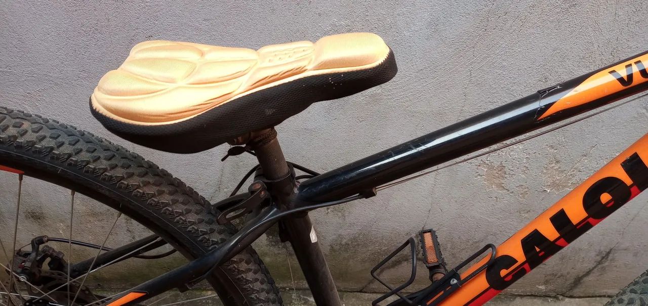 Bicicleta Aro 29 + kit bermuda espuma+blusa+capacete+óculos+lanterna. - Foto 5