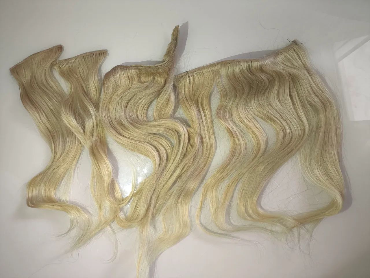 Cabelo humano loiro loiro - Foto 2