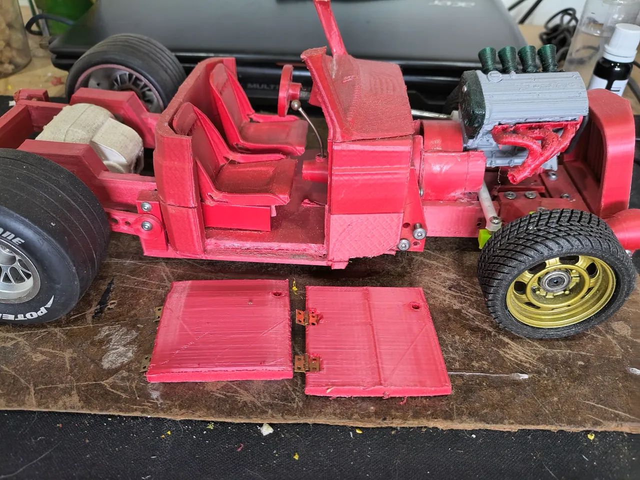 Impressos 3d carros a terminar - Foto 3