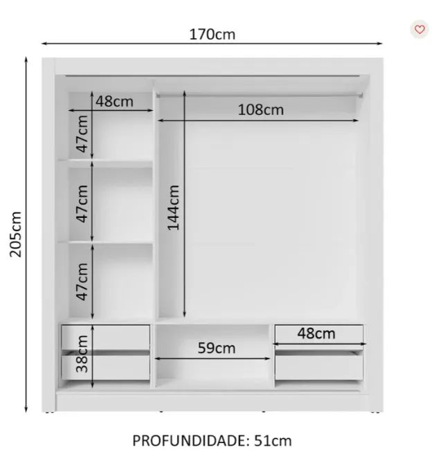 guarda roupa casal  - Foto 2
