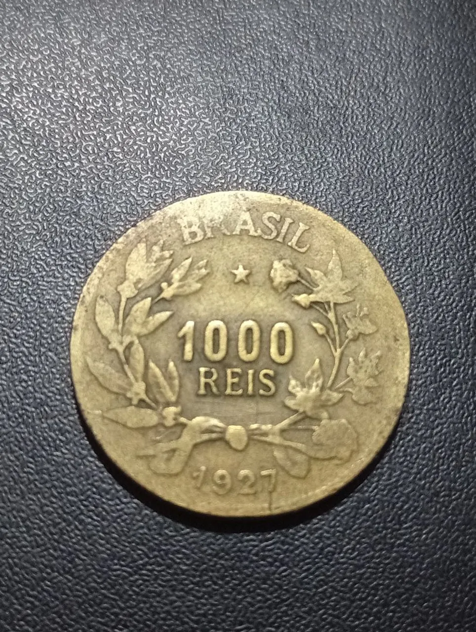 Moeda Antiga De 1 Cent George V da Antiga Malásia Britânica - 1920