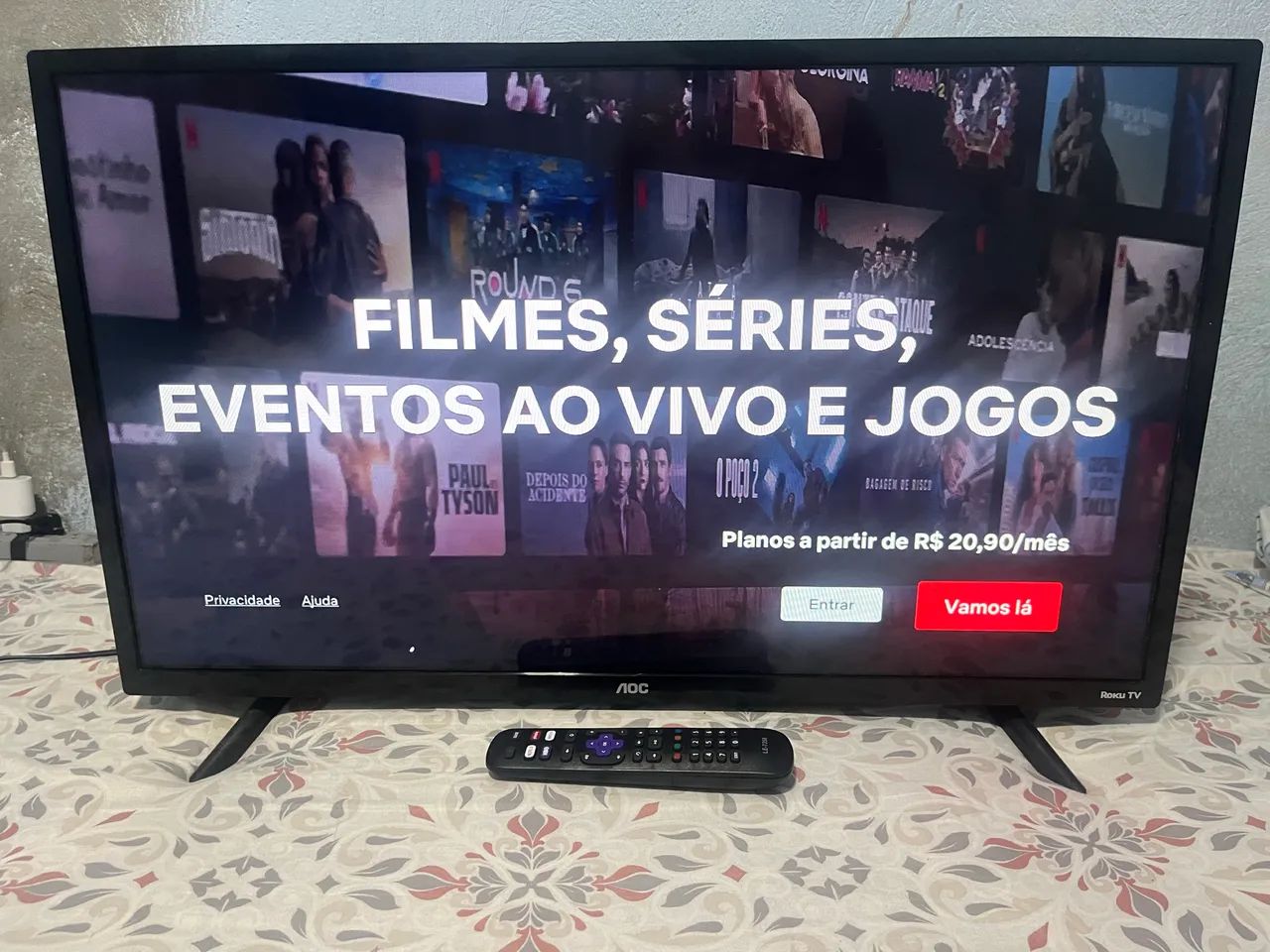 Tv Aoc Roku 32 perfeita - Foto 5