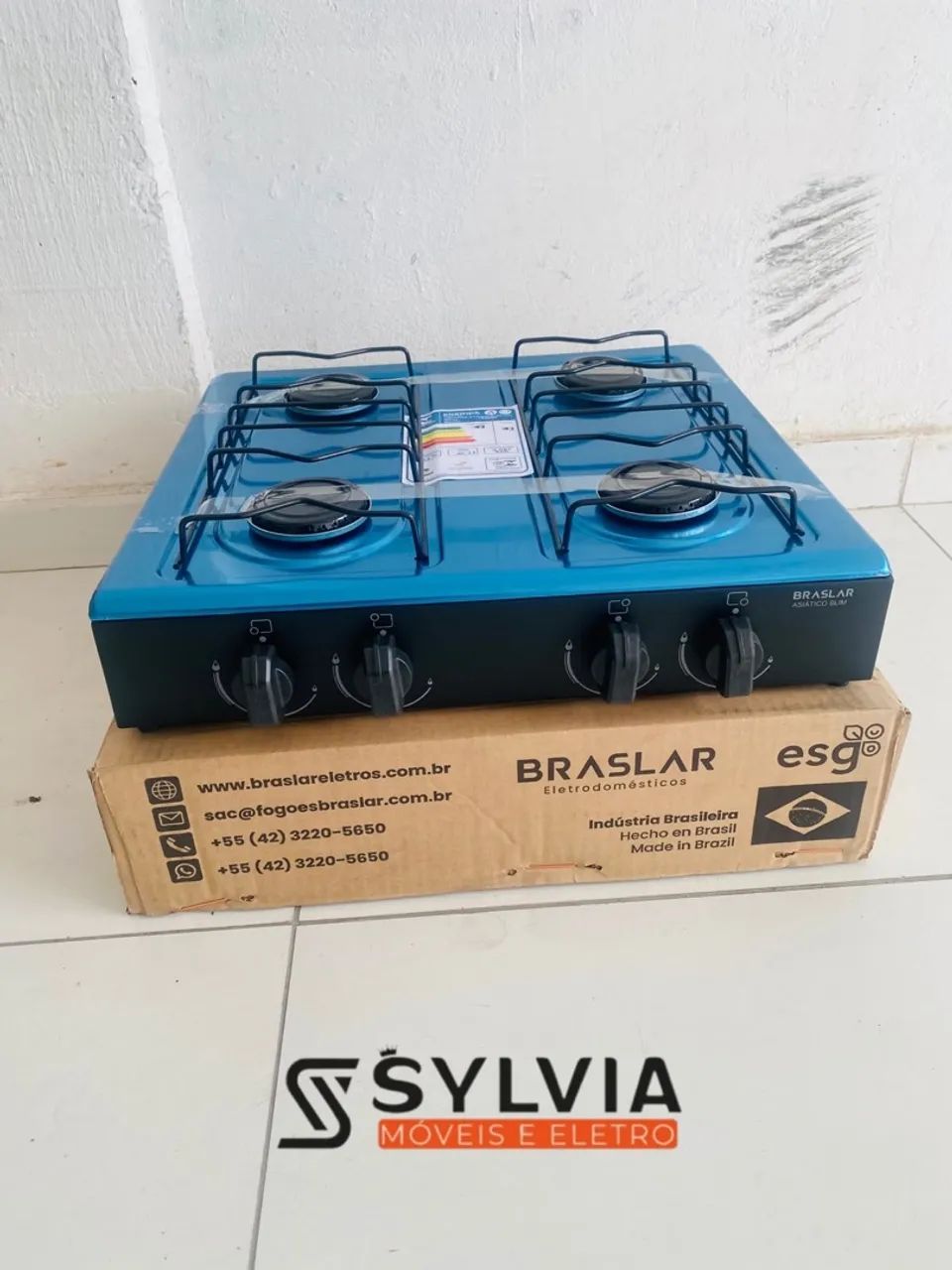FOGÃO DE MESA BRASLAR 