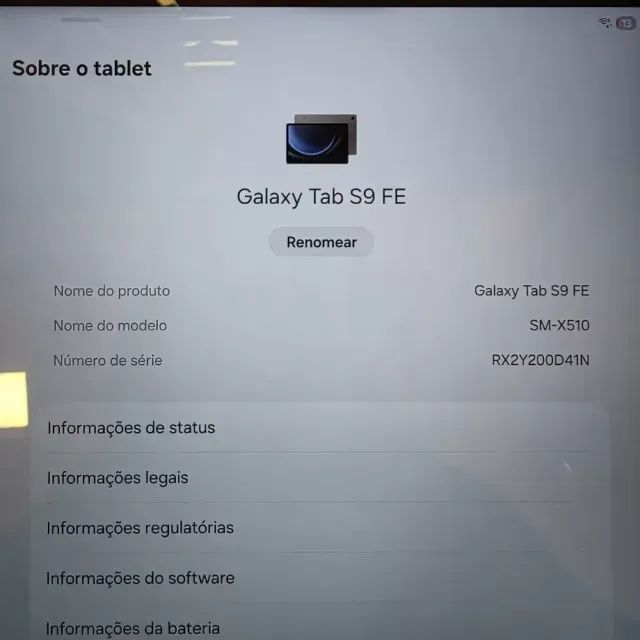 Tablet Samsung S9 FE - 6Gb Ram - 128Gb - S Pen - Caixa - Foto 5