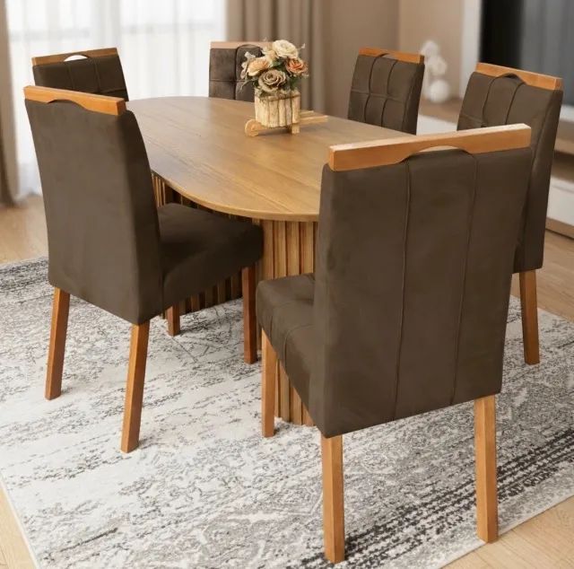 Conjunto de Jantar Alvorada 6 Lugares