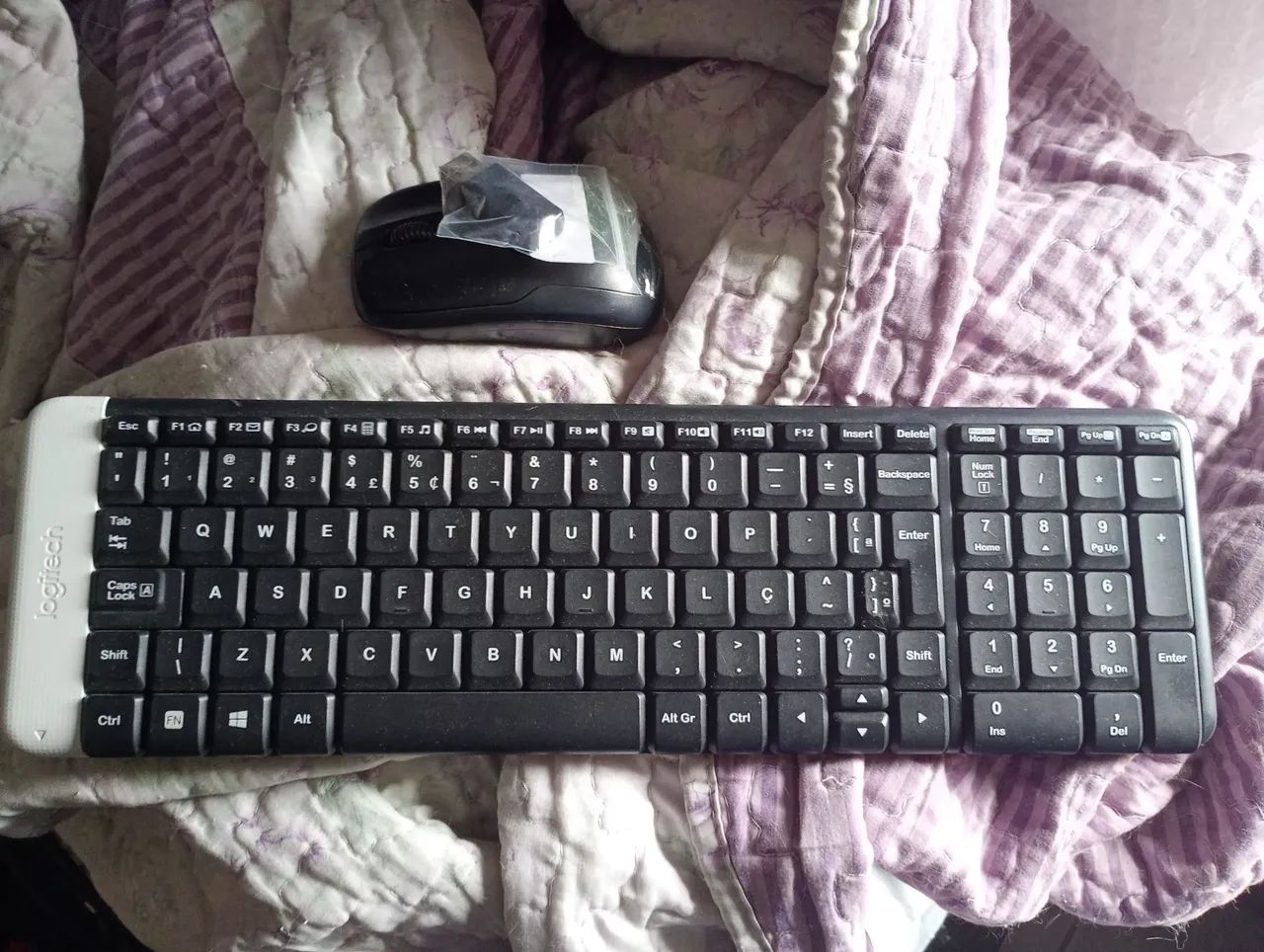 Kit teclado e mouse sem fio Logitech k220 funcionando perfeitamente 