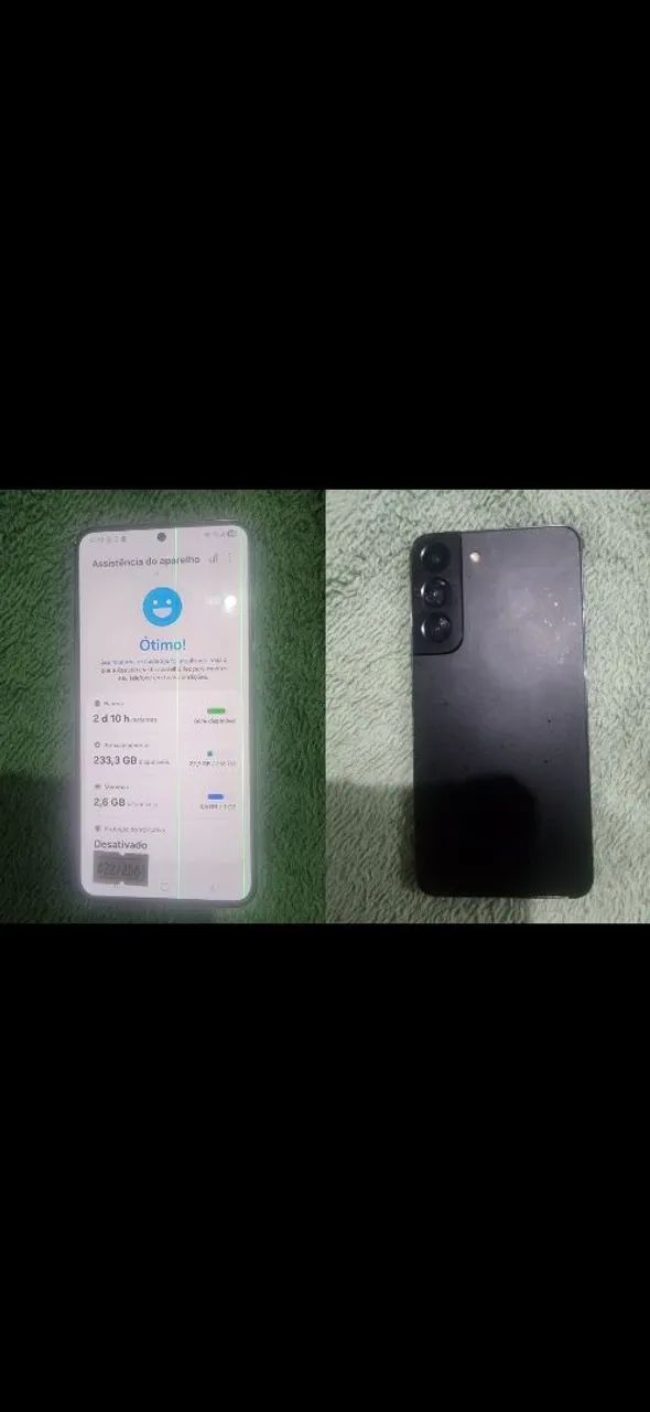 Santander s22 256gb (com defeito na tela)