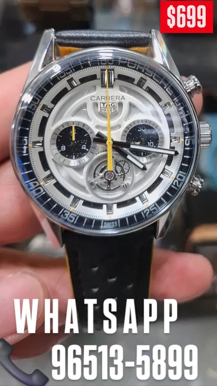 Relógio TAG HEUER CARRERA PORSHE MULTIFUNCIONAL  - Foto 3