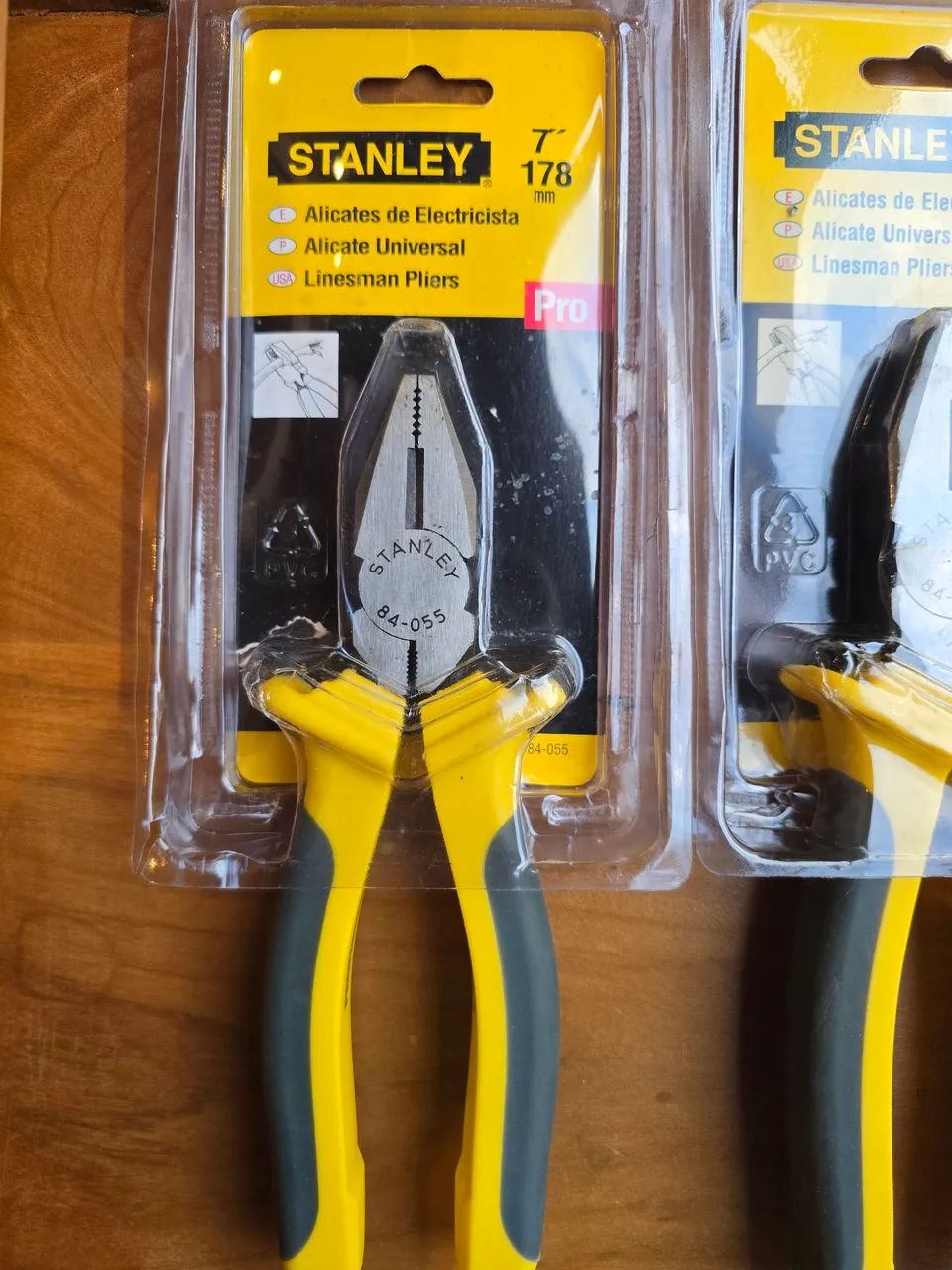 Kit Alicate Universal Stanley Mosca Branca (made USA) 7, 8 e 9 polegadas - Foto 4