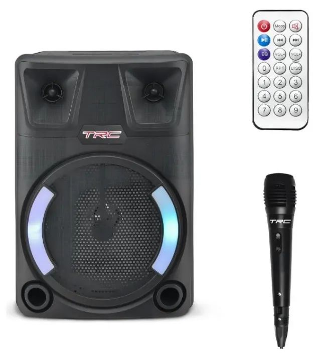 Caixa de Som Bluetooth TRC X120 120W RMS c/ Microfone e USB - Foto 2