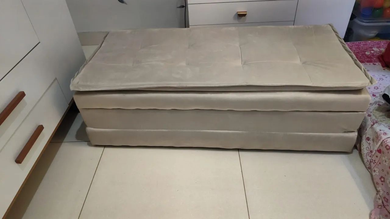 Puff que vira cama de casal - Foto 2