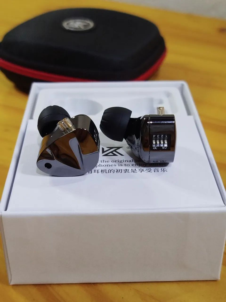 Fone Profissional KZ D-Fi tuning - grátis bag - Lacrado!