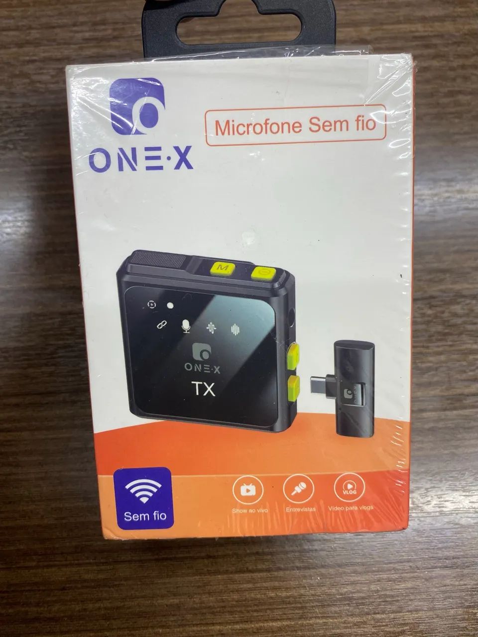 Microfone Lapela Sem Fio Onex Original 