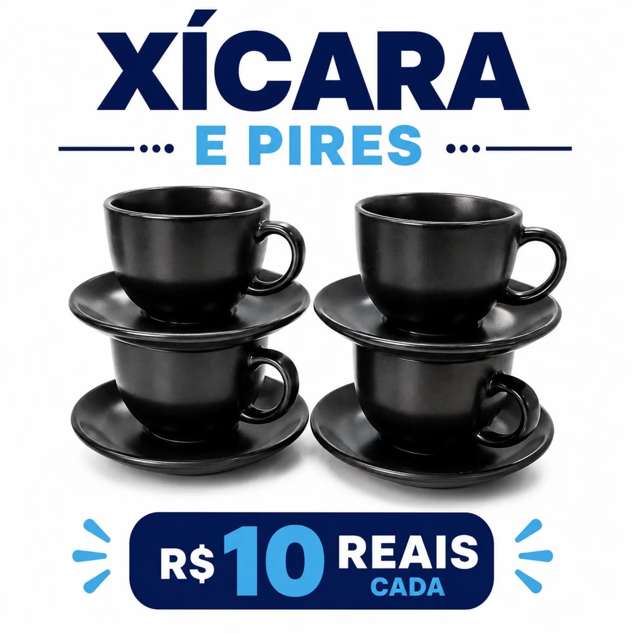 XÍCARAS E PIRES 
