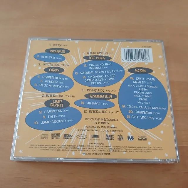 CD Family Values Tour 98 | Korn, Rammstein, Limp Bizkit, Ice Cube