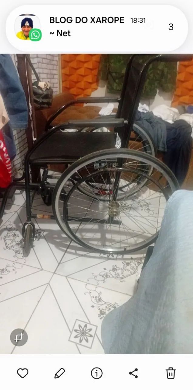 Cadeira de rodas  - Foto 2