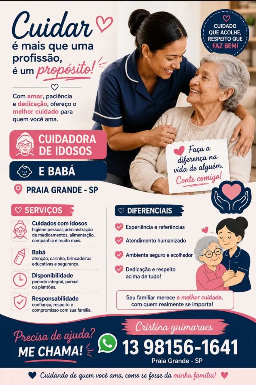 cuidadora e baba