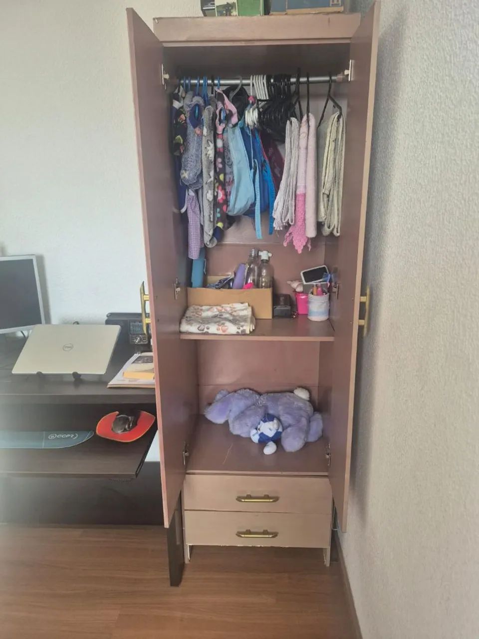 Mimi guarda roupa solteiro multi uso ótimo estado  - Foto 2