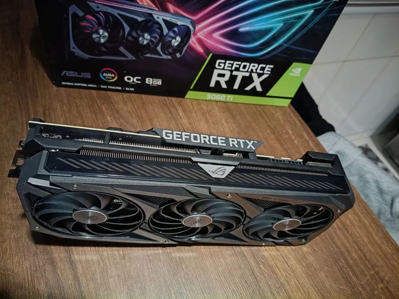 Placa de vídeo Geforce RTX 3060 ti Strix - Foto 2
