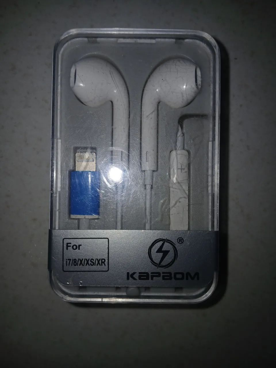 Kit  2 Fones de Ouvido Kapbom Lightning  para IPhone - Foto 4