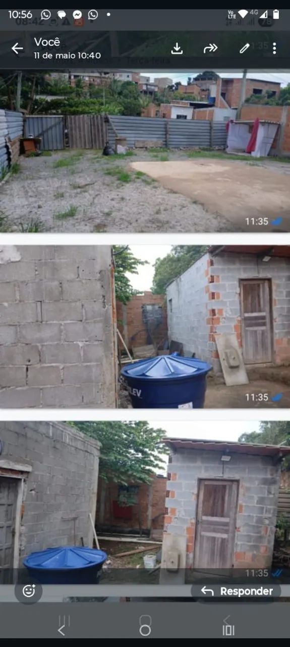 Casa com terreno feu rosa serra es - Foto 4