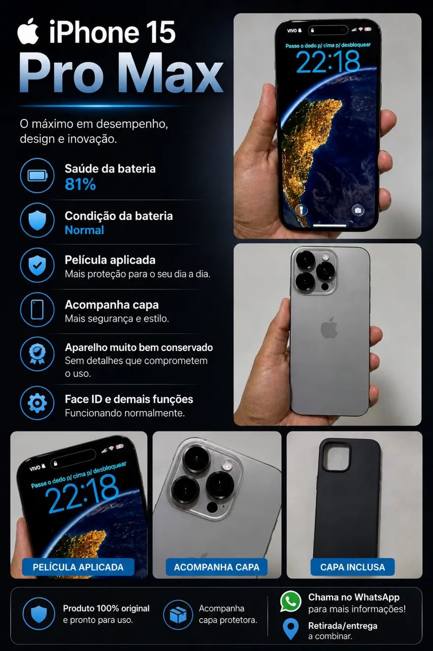 iPhone 15 pro max  - Foto 3