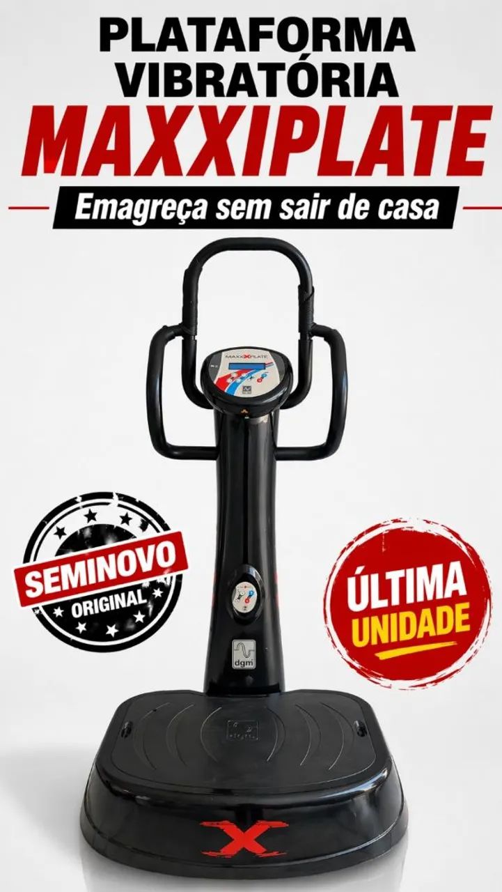 PLATAFORMA VIBRATÓRIA MAXXIPLATE ORIGINAL - SEMINOVA | FUNCIONANDO PERFEITAMENTE 