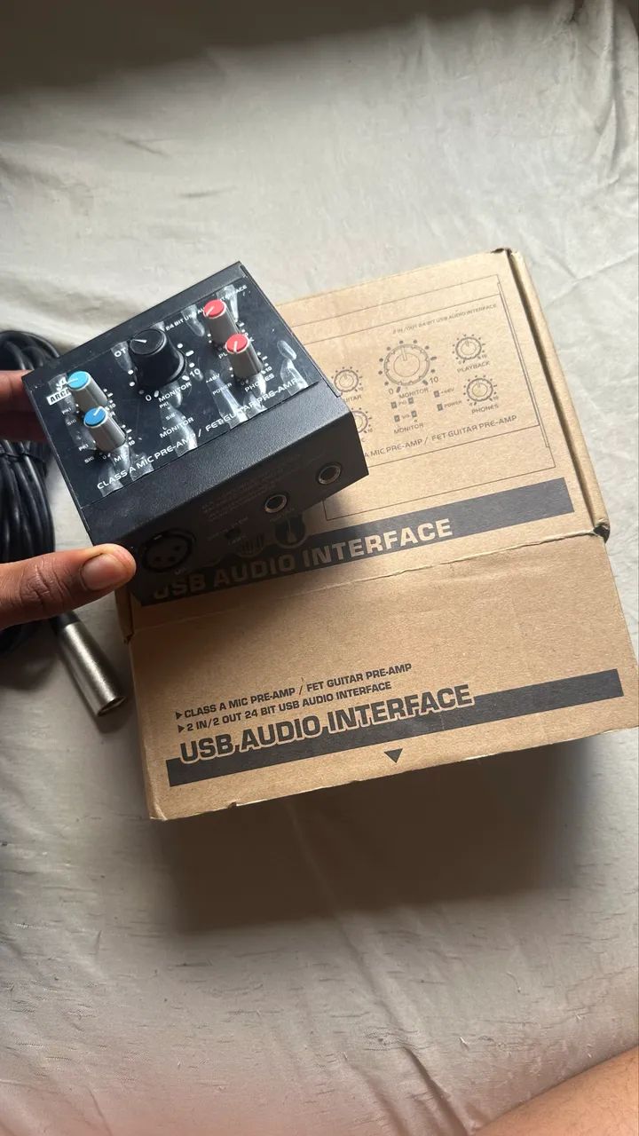 Interface De Áudio Arcano OT-1 USB + Cabo XLR XLR - Foto 3