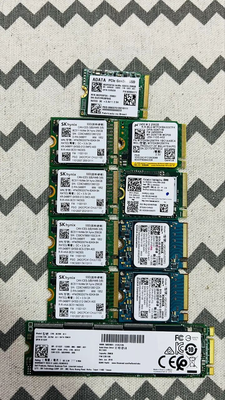 Kit 10 nvme