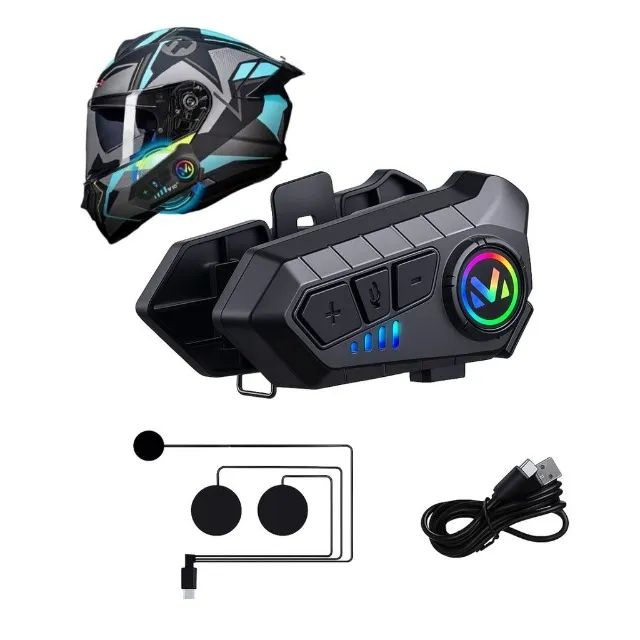 Fone de Ouvido Capacete / Moto Bluetooth - Foto 3