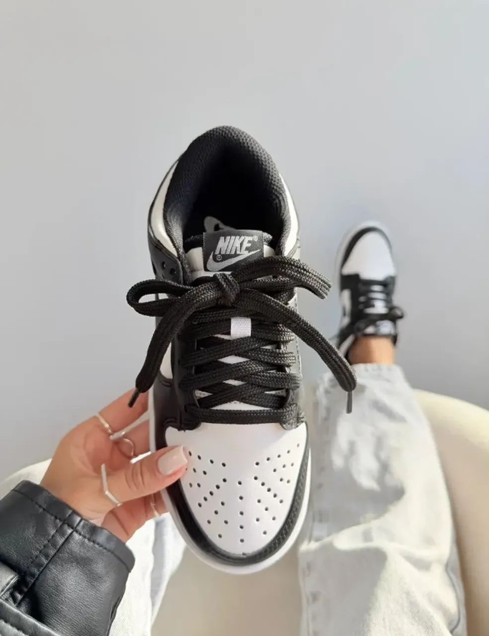 ? Nike Dunk SB Low Panda Preto e Branco + Brinde ? - Foto 5
