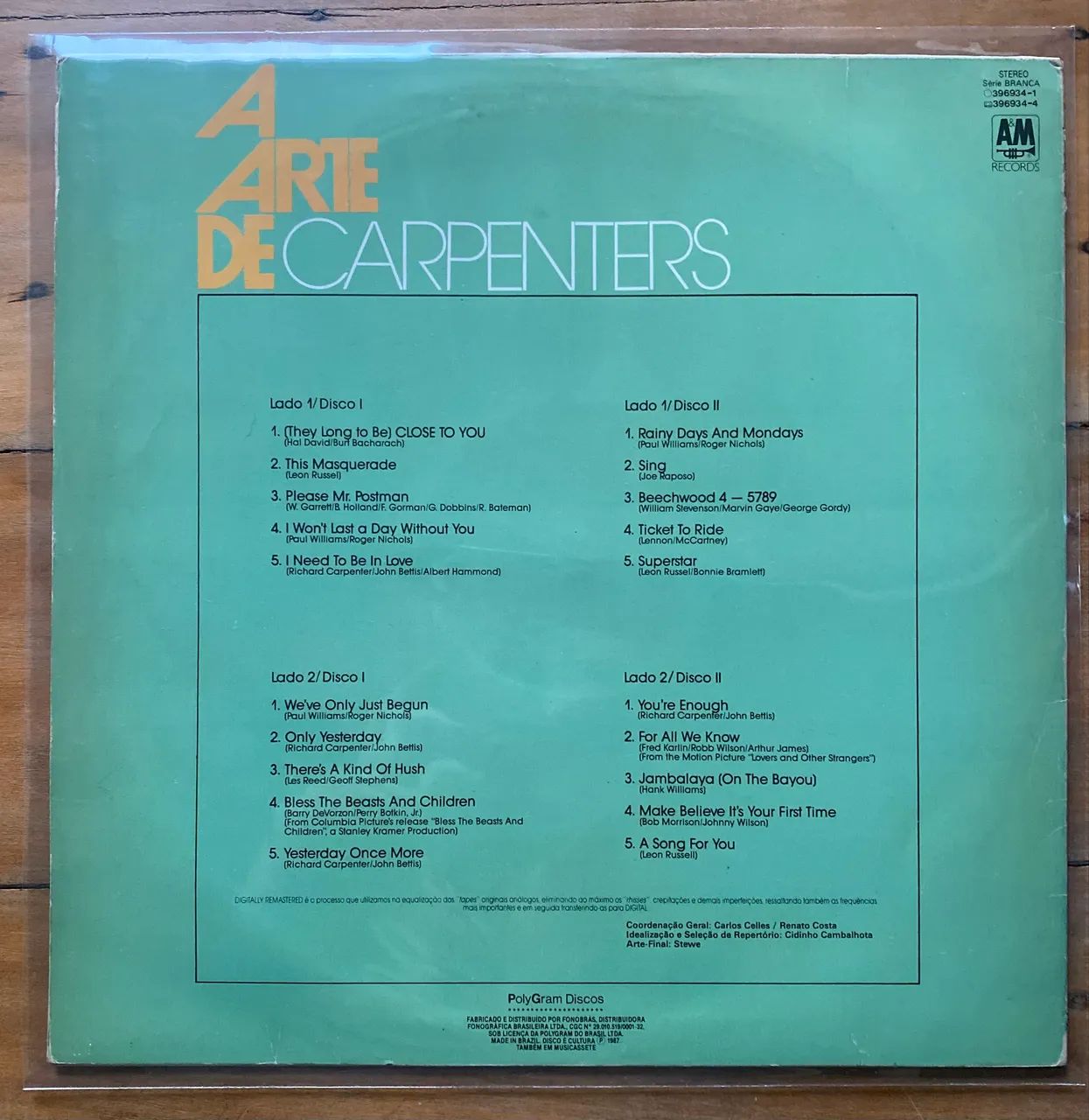 Disco de vinil duplo (LP) Carpenters - A arte de - Foto 2
