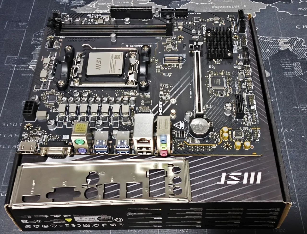 Placa mãe A620M MSI AM5<br>DDR5 <br>Placa mãe para processador AMD AM5 - Foto 2