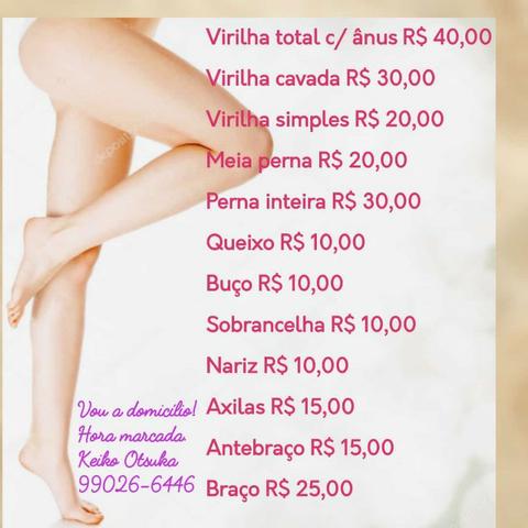 Depilação na cera