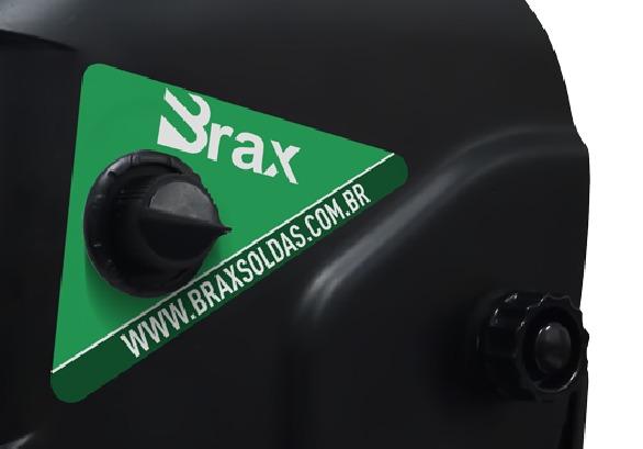 Máscara de Solda Automática com Escurecimento Automático e Regulagem BRAX - Foto 4