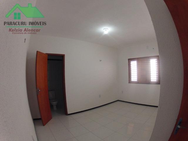 Ampla casa nova de três quartos financiada em Paracuru - Foto 10