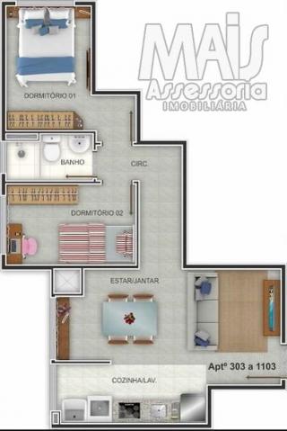 Apartamento para venda em novo hamburgo, centro, 2 dormitórios, 1 banheiro, 1 vaga - Foto 6