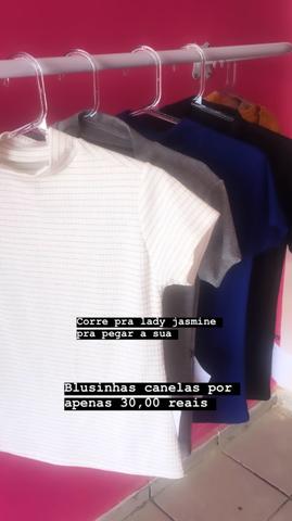 Blusas caneladas