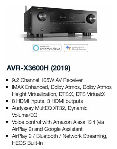 Receiver Denon AVR3600H melhor preço São Paulo retira na loja - Foto 4