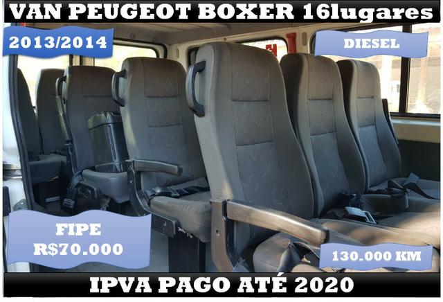 Van Peugeot Boxer 16 Lugares 2014 Ipva Pago até 2020 - Foto 3