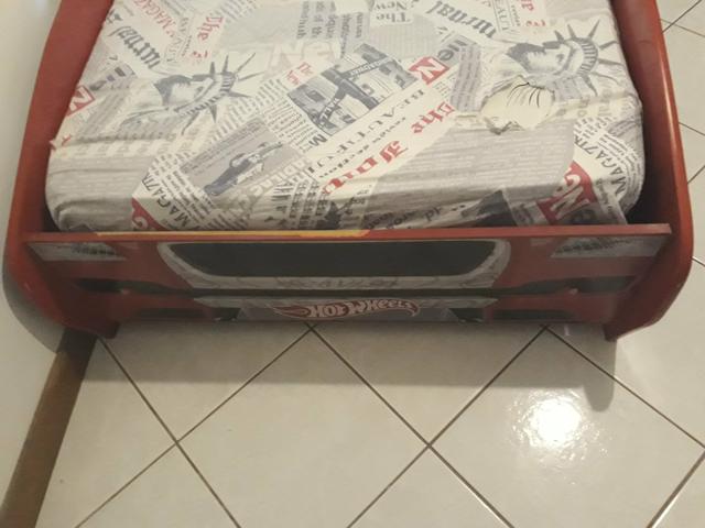 Troco cama original do hot wheels por cama box casal - Foto 4