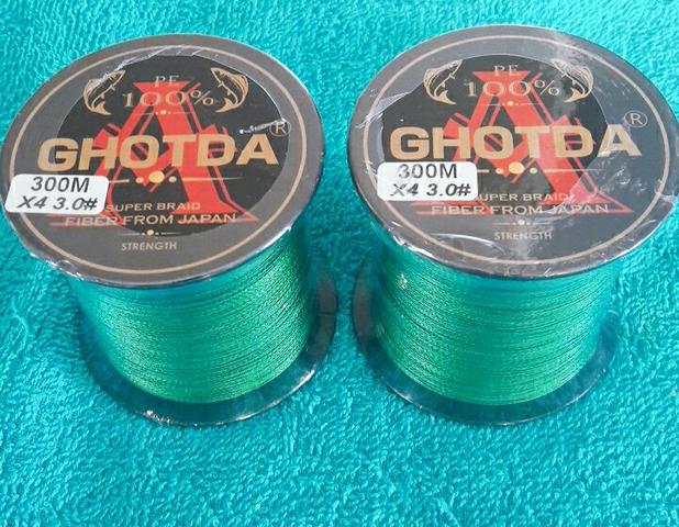 GHOTDA Linha de Pesca Multifilamento 300 M 4 fios Japonês