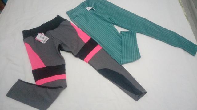 Promoção, lote fechado roupas p/academia e duas calças jens tudo novo total 16 peças - Foto 5