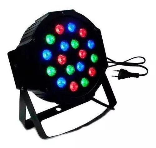 *)Canhão 18 Leds Refletor Led Rgb Bivolt Dmx Strobo Digital - Foto 2