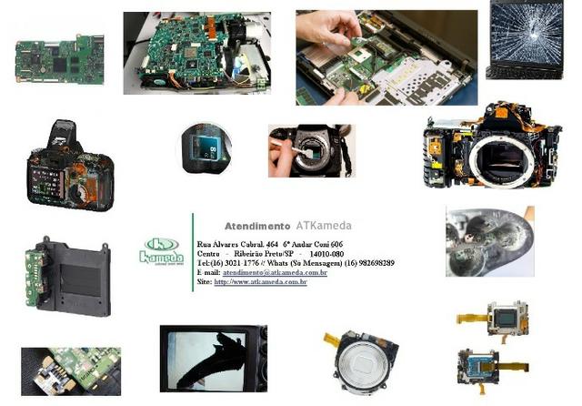 Conserto de Flashes, Objetivas e câmeras fotográficas
