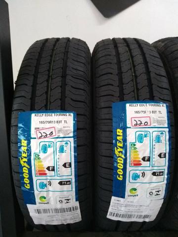 10x sem juros Kit 2 Pneus 165/70-13 Goodyear