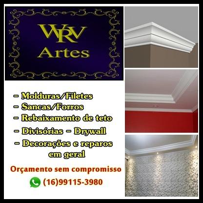 Gesso- pequenos reparos e serviços em geral